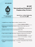 International Journal of Architectural Engineering & Urban Planning - December 2015 ، Vol. 25 - No 2