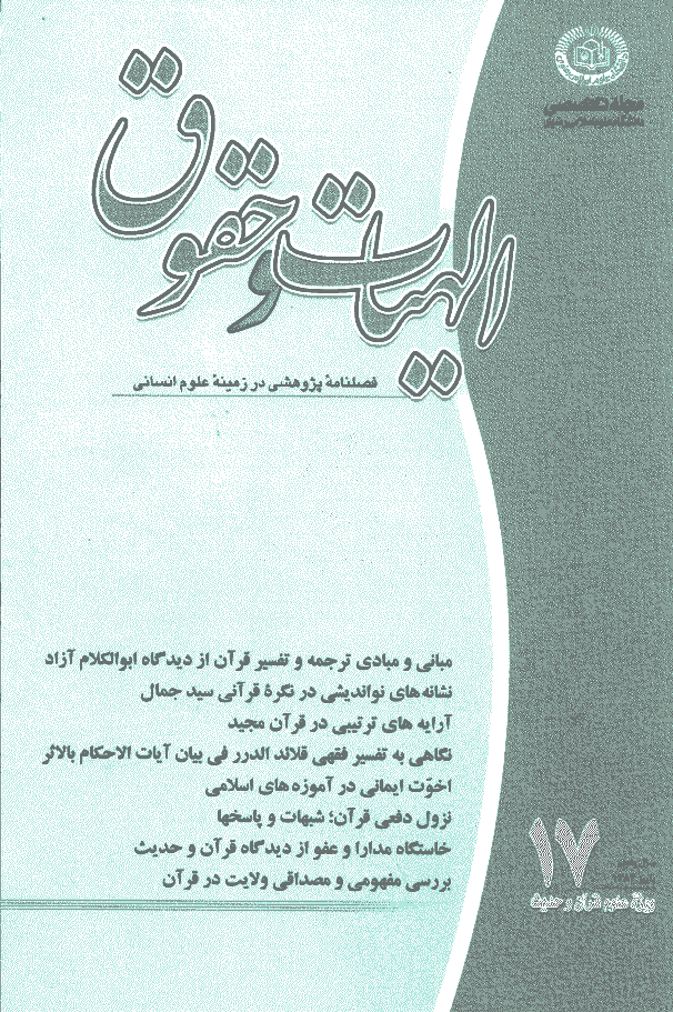 الهیات و حقوق - پاييز 1384 - شماره 17