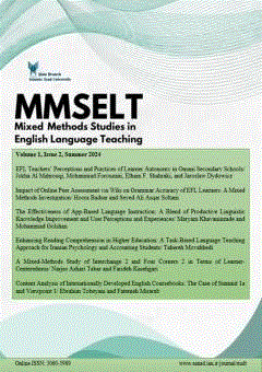 Mixed-Methods Studies in English Language Teaching - Winter 2025, Volume 1 - Number 4
