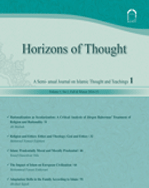 Horizons of Thought - Spring & Summer 2017 , Volume 3 - Nomber 1