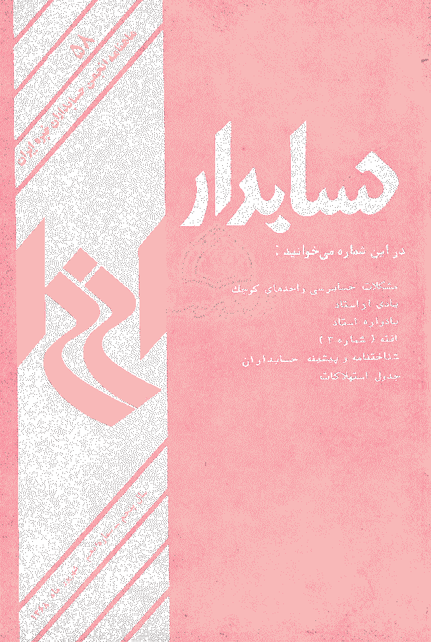 حسابدار - شهریور 1368 - شماره 58