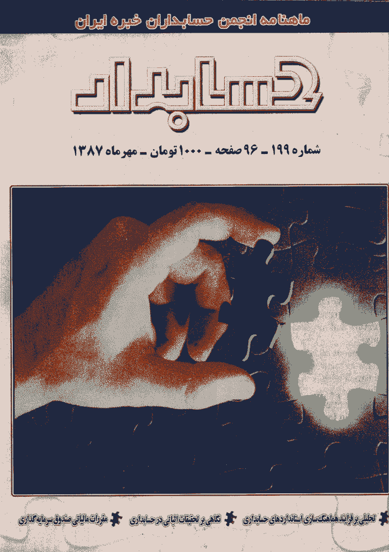 حسابدار - مهر 1387 - شماره 199
