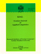 Iranian Journal of Applied Linguistics - September 2023, Volume 26 - Number 2