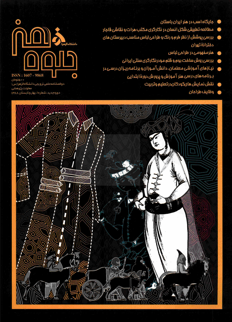 جلوه هنر - بهار و تابستان 1388 - شماره 1