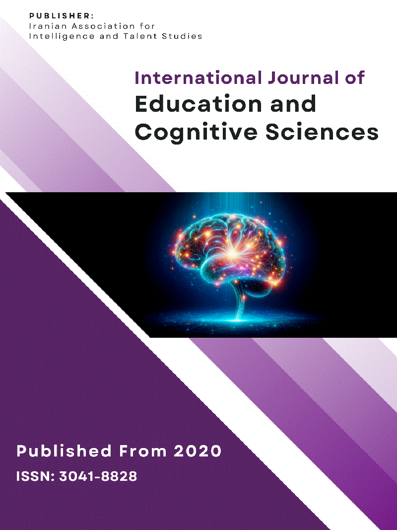 International Journal of Education and Cognitive Sciences - July 2020, Volume 1 - Number 2