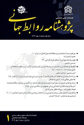 پژوهشنامه روابط جهانی - پاییز 1403، دوره اول - شماره 3