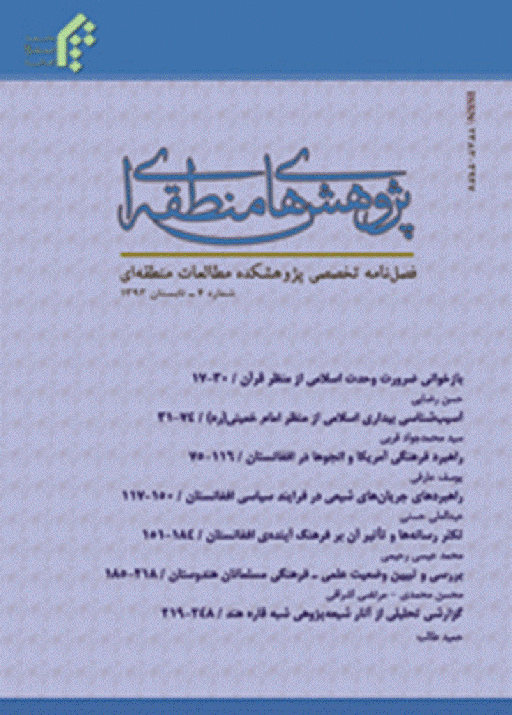جریان شناسی دینی معرفتی در عرصه بین الملل - تابستان 1393 - شماره 4