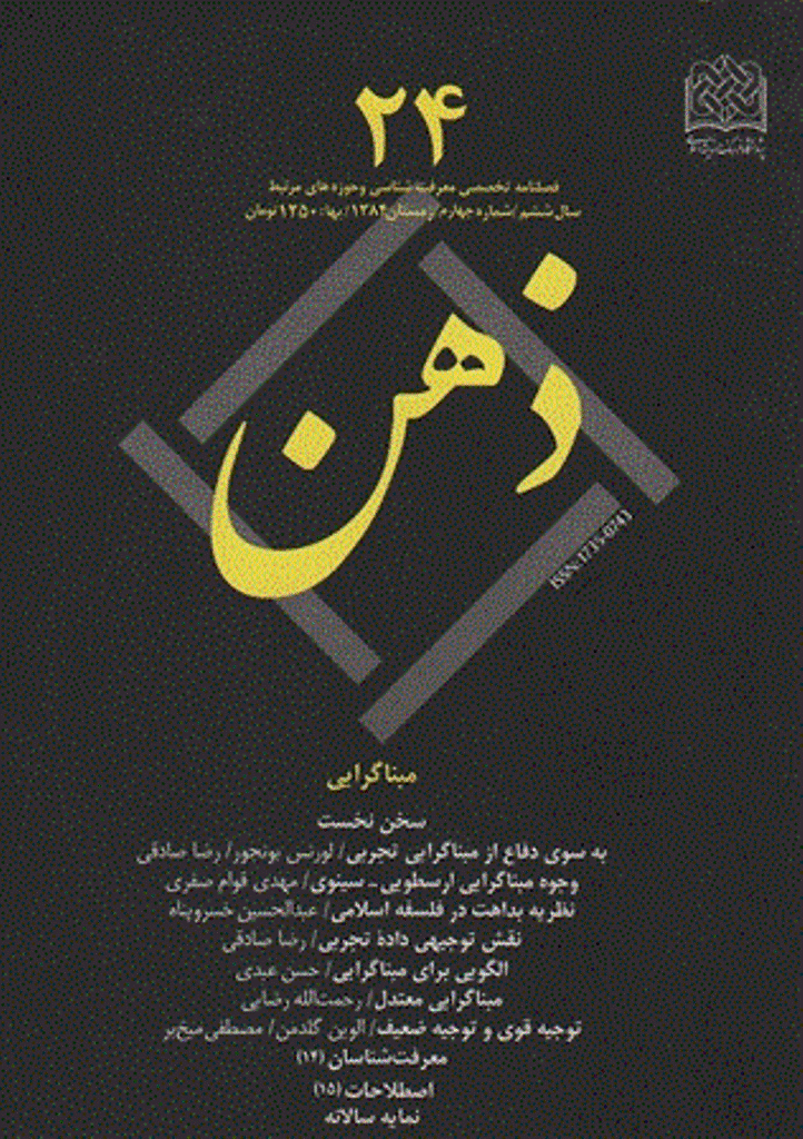 ذهن - زمستان 1384 - شماره 24